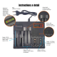 Φορτιστής μπαταρίας Li-ion Lithium 16340 / 14500 / 18650 / 21700 / 26650 / 32650 AA / AAA / 9V USB  (MS-889) - OEM