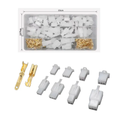 Σετ πλαστικές φίσες αρσενικό-θηλυκό σε 4 μεγέθη 380 τεμαχίων W12059