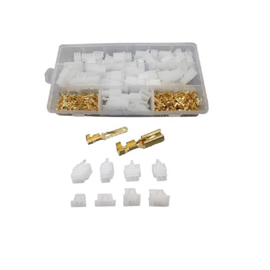 Σετ πλαστικές φίσες αρσενικό-θηλυκό σε 4 μεγέθη 380 τεμαχίων W12059