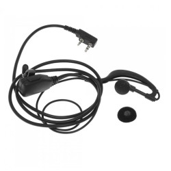 Ακουστικό ear hook UHF/VHF με PTT μικρόφωνο για ασύρματο πομποδέκτη BF-888/UV-5R/UV-82 BAOFENG -OEM