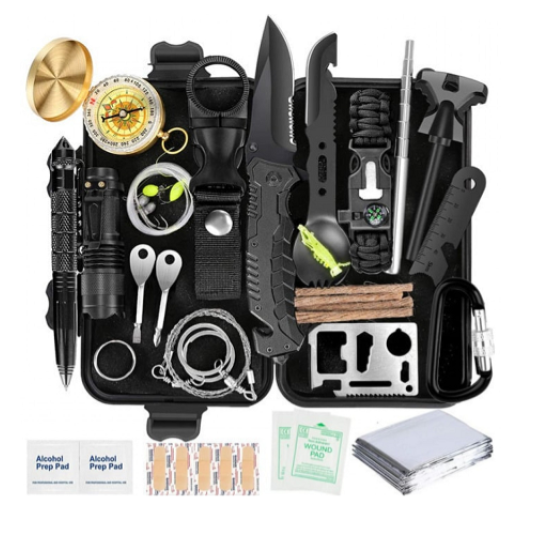 Σετ Επιβίωσης & Κιτ Έκτακτης Ανάγκης 19 σε 1. Σετ Επιβίωσης & Κιτ Έκτακτης Ανάγκης 19 σε 1.