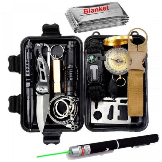 Κιτ Επιβίωσης 11 σε 1 για Camping/Ταξίδια Outdoor - OEM Κιτ Επιβίωσης 11 σε 1 για Camping/Ταξίδια Outdoor - OEM