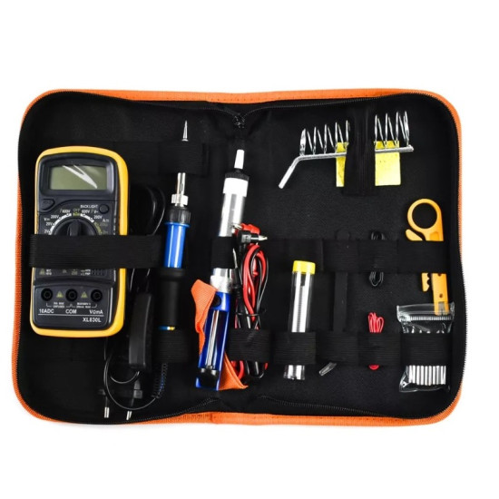 Σετ Κασετίνα BS-01 με Ψηφιακό Πολύμετρο, Κολλητήρι Χειρός 60W & Αξεσουάρ OEM Σετ Κασετίνα BS-01 με Ψηφιακό Πολύμετρο, Κολλητήρι Χειρός 60W & Αξεσουάρ OEM