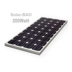 200 WATT ΜΟΝΟΚΡΥΣΤΑΛΙΚΟ - SOLAR-BAO - ΦΩΤΟΒΟΛΤΑΪΚΟ ΠΑΝΕΛ ΟΕΜ