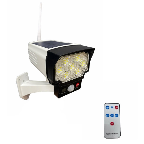 Ηλιακό Φωτιστικό 50LED COB σε Σχήμα Κάμερας & Αισθητήρα Κίνησης T-29 – Λευκό - OEM Ηλιακό Φωτιστικό 50LED COB σε Σχήμα Κάμερας & Αισθητήρα Κίνησης T-29 – Λευκό - OEM