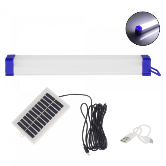 LED επαναφορτιζόμενη mini μπάρα 32cm USB 5V 20W 6500K ψυχρό λευκό IP64 με ηλιακό πάνελ και μαγνητική βάση BK-300 - ΟΕΜ LED επαναφορτιζόμενη mini μπάρα 32cm USB 5V 20W 6500K ψυχρό λευκό IP64 με ηλιακό πάνελ και μαγνητική βάση BK-300 - ΟΕΜ