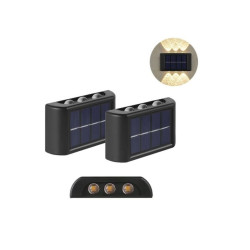 Σετ LED αδιάβροχα ηλιακά φωτιστικά τοίχου με 6 SMD και ενσωματωμένο πάνελ σε θερμό λευκό φωτισμό DY-7 2τμχ OEM Σετ LED αδιάβροχα ηλιακά φωτιστικά τοίχου με 6 SMD και ενσωματωμένο πάνελ σε θερμό λευκό φωτισμό DY-7 2τμχ OEM