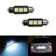 LED Σωληνωτό Φωτάκι Αυτοκινήτου Festoon 36mm 3 SMD 5050 Canbus-2 τεμάχια ΟΕΜ