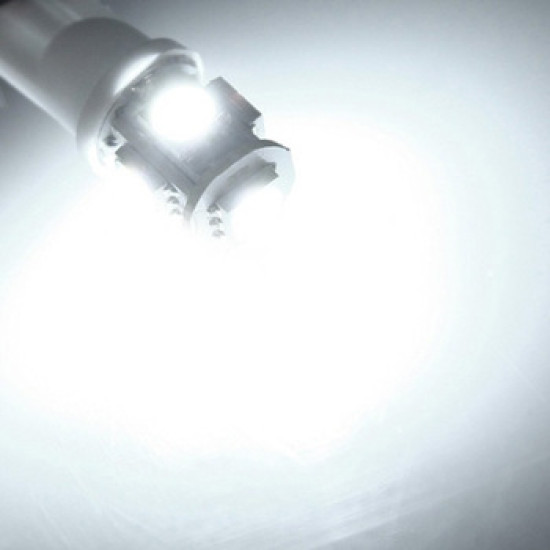 T10 Led Αυτοκινήτου 5x SMD 5050-1τεμάχιο ΟΕΜ.