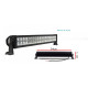 Led αδιάβροχος προβολέας μπάρα 120W 12V/24V - ΟΕΜ