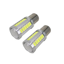 Μονοπολική Λάμπα LED1156 12V 18W 6000K Σετ 2τμχ ΟΕΜ