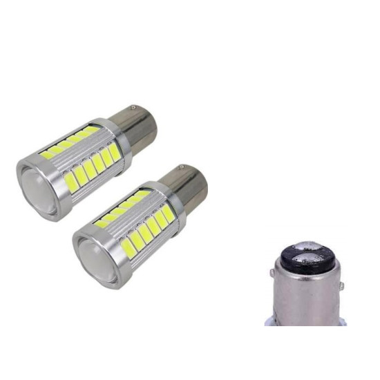 Διπολική Λάμπα LED1156 12V CAN BUS 18W 6000K Σετ 2τμχ ΟΕΜ