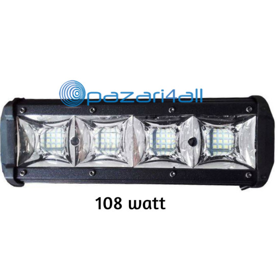 ΜΠΑΡΑ LED 108 WATT ΛΕΥΚΟ ΨΥΧΡΟ - OEM