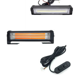 Φάροι LED cob Strobe Προειδοποίησης 2x40w emergency lamp nk-bs02 Πορτοκαλί-Λευκό - OEM