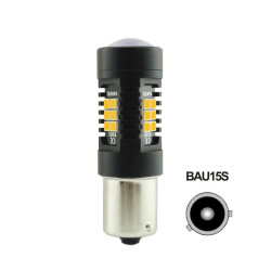 Μονοπολική λάμπα LED 9W 21 SMD πορτοκαλί PY21W (Ζευγάρι ) OEM