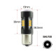 Μονοπολική λάμπα LED 9W 21 SMD πορτοκαλί PY21W (Ζευγάρι ) OEM