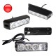 Φώτα LED Strob Αστυνομίας-Ασφαλείας Κόκκινο DC12V 4 LED - ΟΕΜ