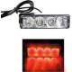 Φώτα LED Strob Αστυνομίας-Ασφαλείας Κόκκινο DC12V 4 LED - ΟΕΜ