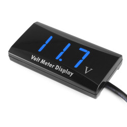 Led ψηφιακό Βολτόμετρο DC 12V μπλέ