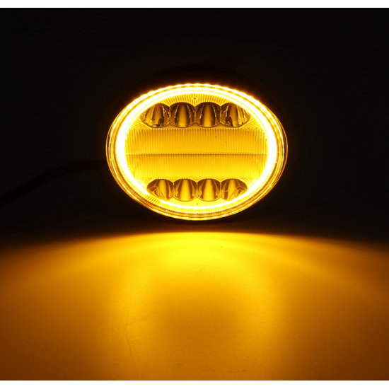 Προβολέας εργασίας 126W διπλή σκάλα LED στρογγυλός