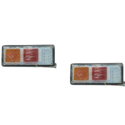 Ζευγαρι Πίσω Φανάρια Φορτηγού 69 LED 24 Volt Universal IP66 ΟΕΜ
