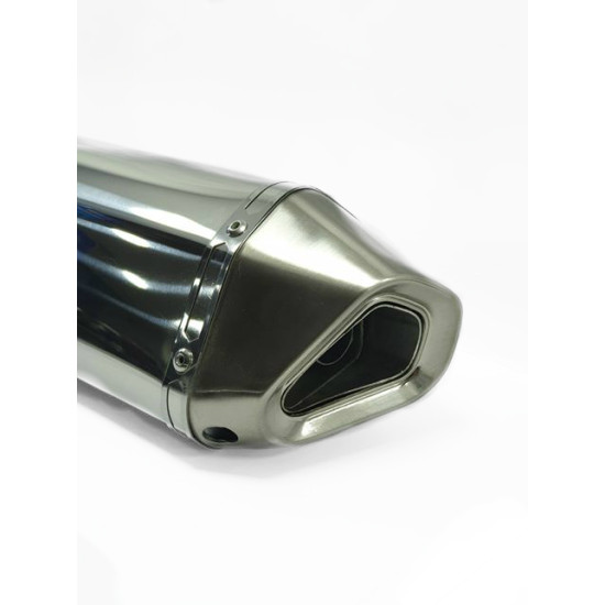 ΤΕΛΙΚΟ ΕΞΑΤΜΙΣΗΣ REPLICA AKRAPOVIC ME ΜΟΝΗ ΜΠΟΥΚΑ ΤΥΠΟΥ ΝΙΚΕΛ 48 CM OEM