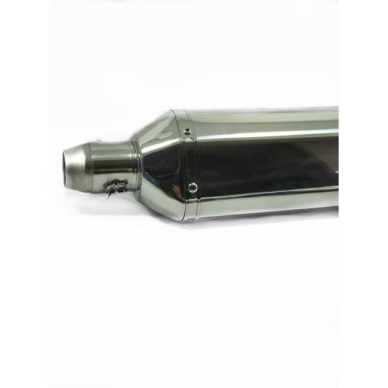 ΤΕΛΙΚΟ ΕΞΑΤΜΙΣΗΣ REPLICA AKRAPOVIC ME ΜΟΝΗ ΜΠΟΥΚΑ ΤΥΠΟΥ ΝΙΚΕΛ 48 CM OEM