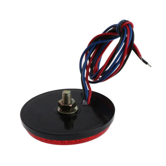 Led στρογγυλή λυχνία 12v- led Κόκκινο - OEM