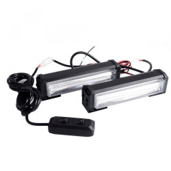 Φάροι προειδοποίησης LED cob strobe 2 X 40W  Μπλέ και Κόκκινο NK-BS02 - ΟΕΜ
