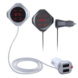 Φορτιστής Αυτοκινήτου Fm transmitter - Bluetooth CAR Q7S (Μαύρο)