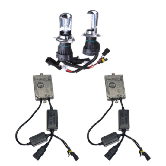 Φώτα XENON Η4 Αυτοκινήτου 55Watt – Πλήρες Kit H.I.D - ΟΕΜ