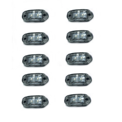 Σετ 10 τεμαχίων led Φώτα Όγκου Φορτηγών IP66 Μπλέ 12v/24v - ΟΕΜ