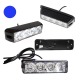 Φώτα LED Strob Αστυνομίας-Ασφαλείας Μπλέ DC12V 4 LED - ΟΕΜ