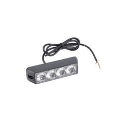 Φώτα LED Strob Αστυνομίας-Ασφαλείας Πορτοκαλί DC12V 4 LED - ΟΕΜ