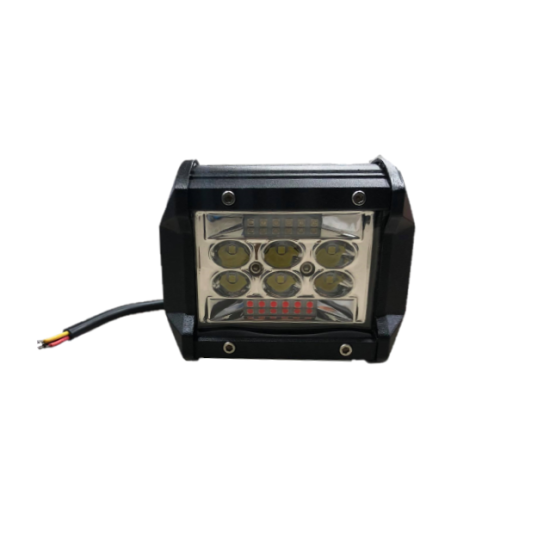 Προβολέας LED 36watt λευκό με μπλέ κόκκινο strobe.