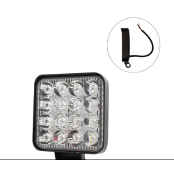 Mini Led προβολέας εργασίας 16 SMD 48W 12V/24V IP67 4800LM 6000K αδιάβροχος για βάρκες τρακτέρ φορτηγά αυτοκίνητα ΟΕΜ