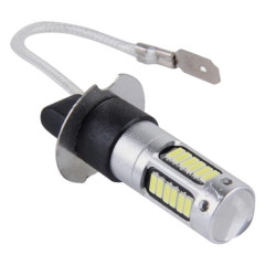 H3 LED 30 SMD φώτα ημέρας 12v 6000K cool white  1τεμ. IP65 OEM