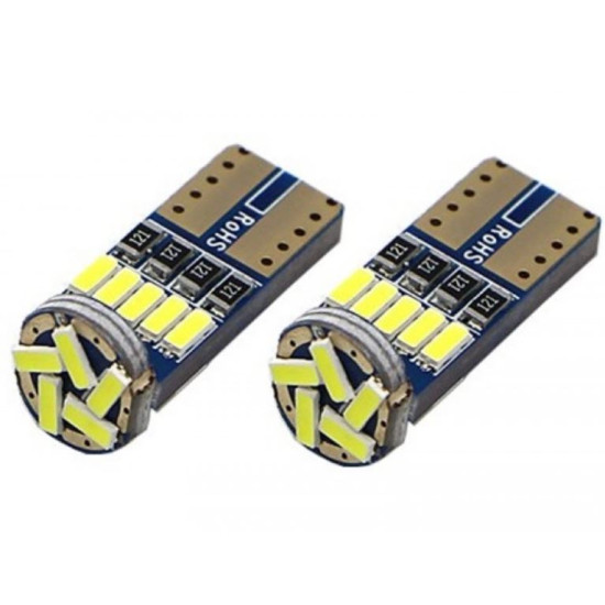 T10 CANBUS 12V 15 SMD LED W5W W16W λευκό 1 τεμ. OEM
