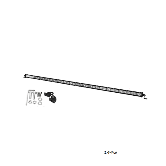 Προβολέας μπάρα LED SLIM Στεγανός 144W 6000K (ΨΥΧΡΟ) 10800Lm IP67 12V/24V - ΟΕΜ