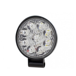 LED mini προβολέας στρογγυλός κατευθυντικός 9 SMD 27W 12V/24V IP67 2430LM 6000K αδιάβροχος για βάρκες τρακτέρ φορτηγά αυτοκίνητα YN-WORK-27W
