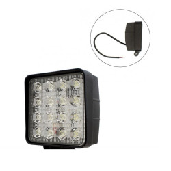 LED προβολέας εργασίας 16 SMD 48W 12V/24V IP67 5200LM 6000K αδιάβροχος για βάρκες τρακτέρ φορτηγά αυτοκίνητα - ΟΕΜ