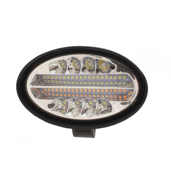 LED προβολέας αδιάβροχος οβάλ κατευθυντικός διασποράς με 3 λειτουργίες 48 SMD 144W 12V/24V IP67 14400LM 6000K YN-WORK - ΟΕΜ