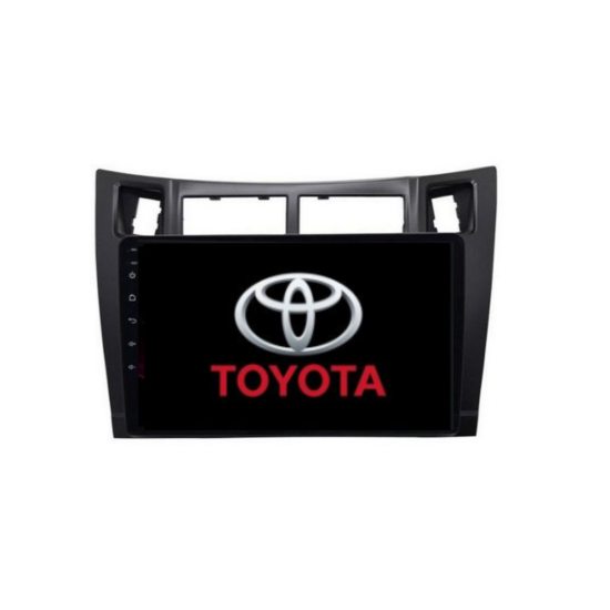 Οθόνη multimedia 2din Toyota yaris με εργοστασιακό πλαίσιο 2008-2011.