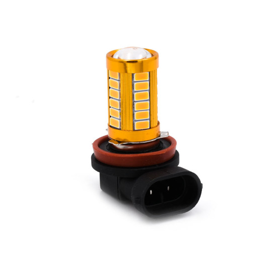 Λάμπα LED H9 9-36V 6500K 33 SMD Hyper LED – Πορτοκαλί - OEM