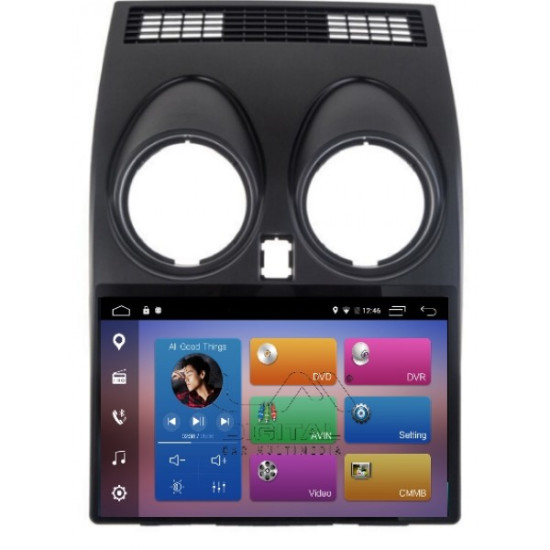 OEM QASHQAI mod.2007&gt;2014 9inc ANDROID 10/4core/2+16G/DECKLESS/BLUETOOTH /WIFI/USB/SD/