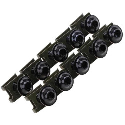 10 τεμάχια διακοσμητικές βίδες M6 6mm Yamaha Honda Suzuki KTM Mαύρες