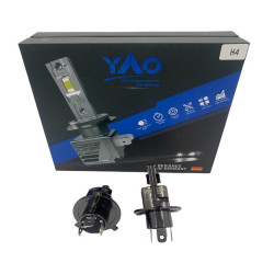 LED Λάμπες 2 ΤΜΧ LED H4 SILVER FANG 37W 6000K FULL CANBUS ΥΛΟ