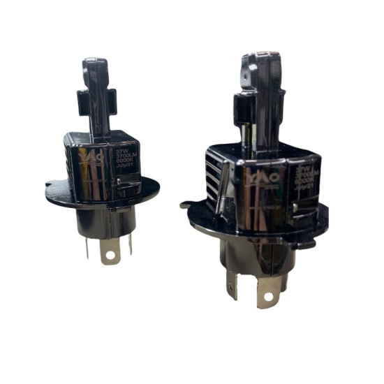 LED Λάμπες 2 ΤΜΧ LED H4 SILVER FANG 37W 6000K FULL CANBUS ΥΛΟ