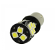 Μονοπολική LED αυτοκινήτου 1156 BA15S 12V 6000K 18 SMD λευκή - ΟΕΜ