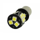 Μονοπολική LED αυτοκινήτου 1156 BA15S 12V 6000K 18 SMD λευκή - ΟΕΜ